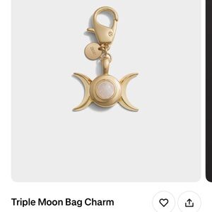 Awe inspired Elegant Gold triple Moon Bag Charm
